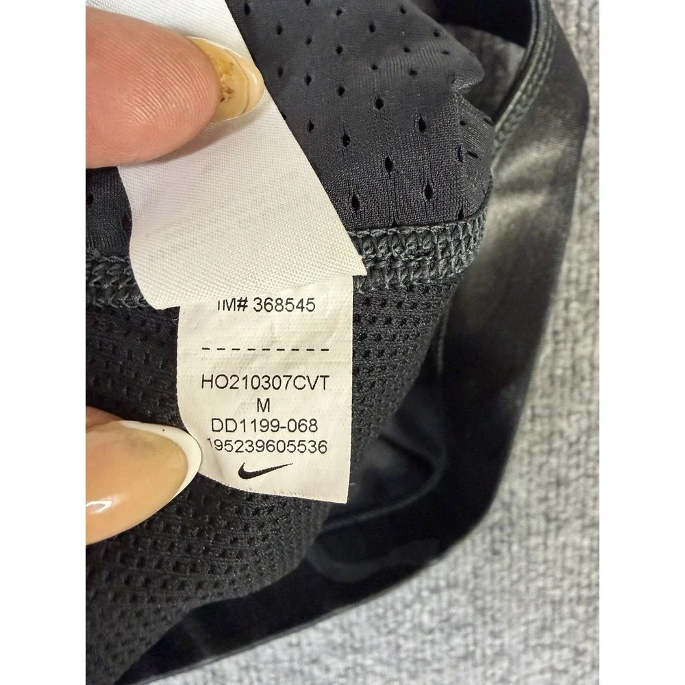 NIKE Dri FIT Sports Bra Womens‎ Medium Black Camo Racerback Me
